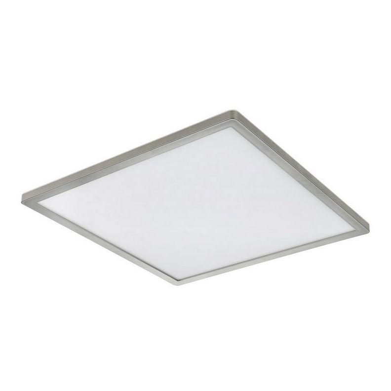 Globo - LED Prigušiva stropna svjetiljka za kupaonicu LED/18W/230V 29,4x29,4 cm IP44 mat krom