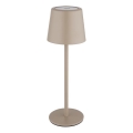 Globo - LED Prigušiva vanjska dodirna stolna lampa LED/2W/5V 3000/4000/6000K 2200 mAh IP44 krem