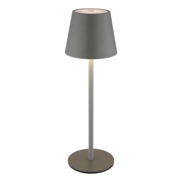 Globo - LED prigušivačka dodirna punjiva vanjska stolna lampa 3u1 LED/3W/5V 3000/4000/5000K IP54 1800 mAh siva