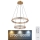 Globo - LED Prigušivi kristalni luster na sajli LED/78W/230V 2700K-6000K + daljinski upravljač