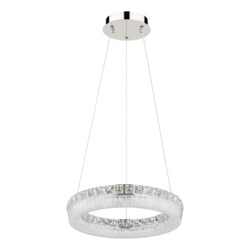 Globo - LED prigušivi luster na sajli LED/24W/230V 2700-6000K prozirno + daljinski upravljač
