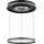 Globo - LED Prigušivi luster na sajli LED/54W/230V 2700-6500K pr. 60 cm crna + daljinski upravljač
