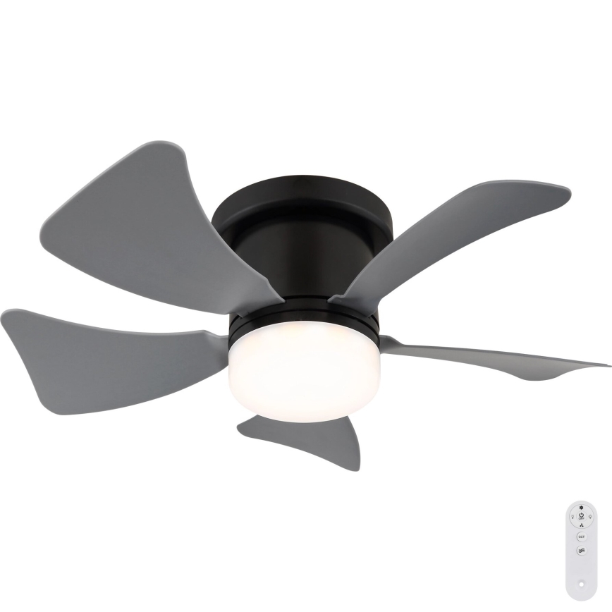 Globo - LED Prigušivi stropni ventilator LED/10W/230V 3000-6500K siva + daljinski upravljač