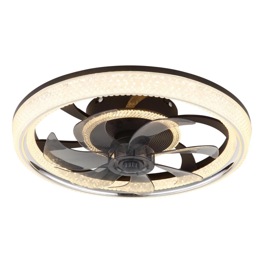 Globo - LED Prigušivi stropni ventilator LED/30W/230V 2700-6000K + daljinski upravljač