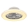 Globo - LED Prigušivi stropni ventilator LED/40W/230V 3000-6500K + daljinski upravljač