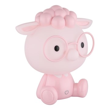 Globo - LED punjiva dječja noćna lampa s mogućnošću prigušivanja svjetla LED/1W/5V 500 mAh ružičasta