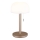 Globo - LED Punjiva stolna lampa LED/1,5W/3,7V 3000/4200/6000K 1800mAh smeđa