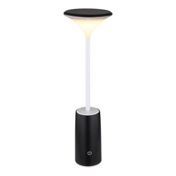 Globo - LED punjiva stolna lampa s dodirnim upravljačem, prigušivač LED/1,2W/3,7V 3000K 1500mAh crna