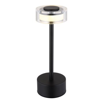 Globo - LED punjiva stolna lampa s dodirnim upravljačem, prigušivač LED/2,5W/3,7V 2700/4000/6500K 1800mAh crna