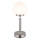 Globo - LED punjiva stolna lampa s dodirnim upravljačem, prigušivač, LED/2,5W/5V 1800mAh 2700/4000/6500K mat krom