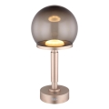 Globo - LED punjiva stolna lampa s dodirnim upravljačem, prigušivač LED/2,5W/5V 1800mAh 2700/4000/6500K ružičasto zlato