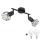 Globo - LED Reflektorska svjetiljka 2xE14/5W/230V crna