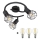 Globo - LED Reflektorska svjetiljka 3xE14/6W/230V crna