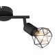 Globo - LED Reflektorska svjetiljka 2xE14/5W/230V crna