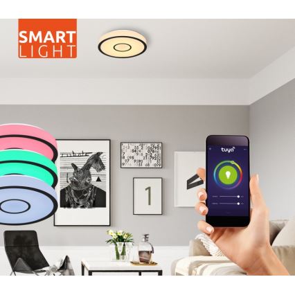 Globo- LED RGB kupaonsko svjetlo s prigušivanjem LED/30W/230V IP44 Wi-Fi Tuya + daljinski upravljač