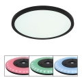 Globo - LED RGB Prigušiva stropna svjetiljka za kupaonicu LED/18W/230V 3000-6000K + daljinski upravljač IP44 crna