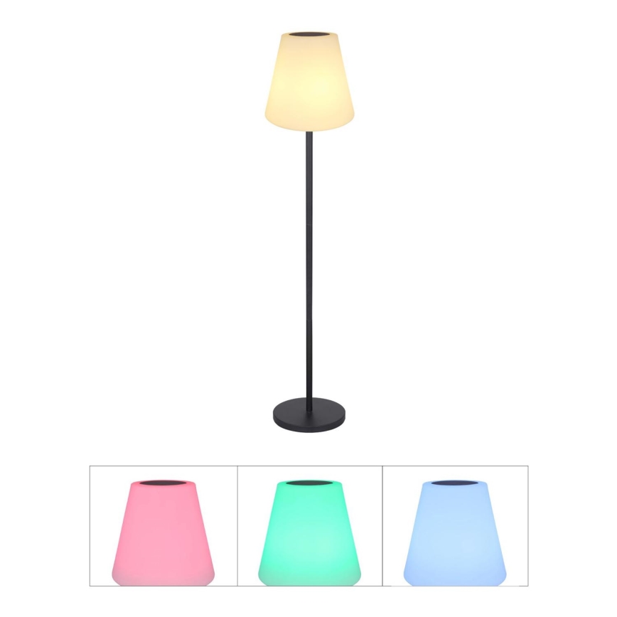 Globo - LED RGB Solarna dodirna podna lampa LED/0,1W/3V IP44 2000 mAh + daljinski upravljač