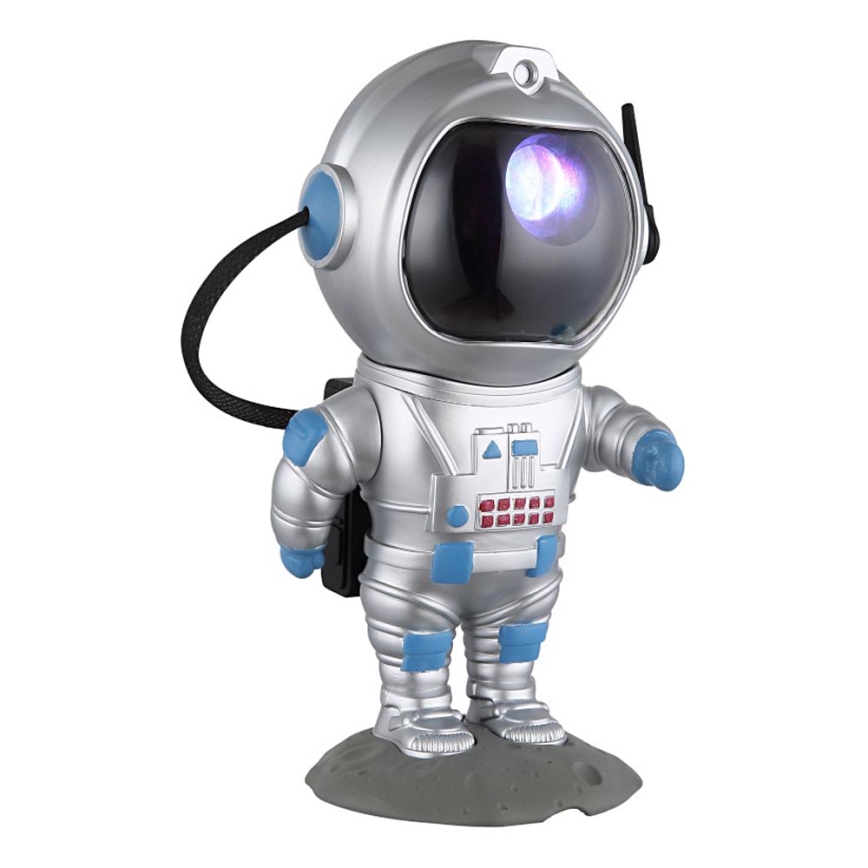Globo - LED RGB Stolna lampa LED/4,5W/5V astronaut srebrna