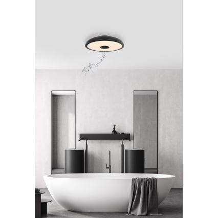 Globo - LED RGBW Prigušiva svjetiljka za kupaonicu sa zvučnikom LED/18W/230V 3000-6500K IP44 + daljinski upravljač