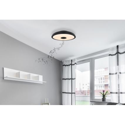 Globo - LED RGBW Prigušiva svjetiljka za kupaonicu sa zvučnikom LED/18W/230V 3000-6500K IP44 + daljinski upravljač