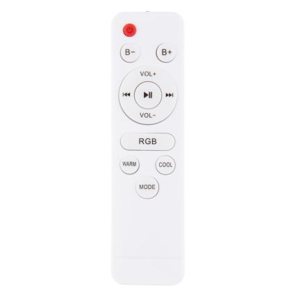 Globo - LED RGBW Prigušiva svjetiljka za kupaonicu sa zvučnikom LED/18W/230V 3000-6500K IP44 + daljinski upravljač