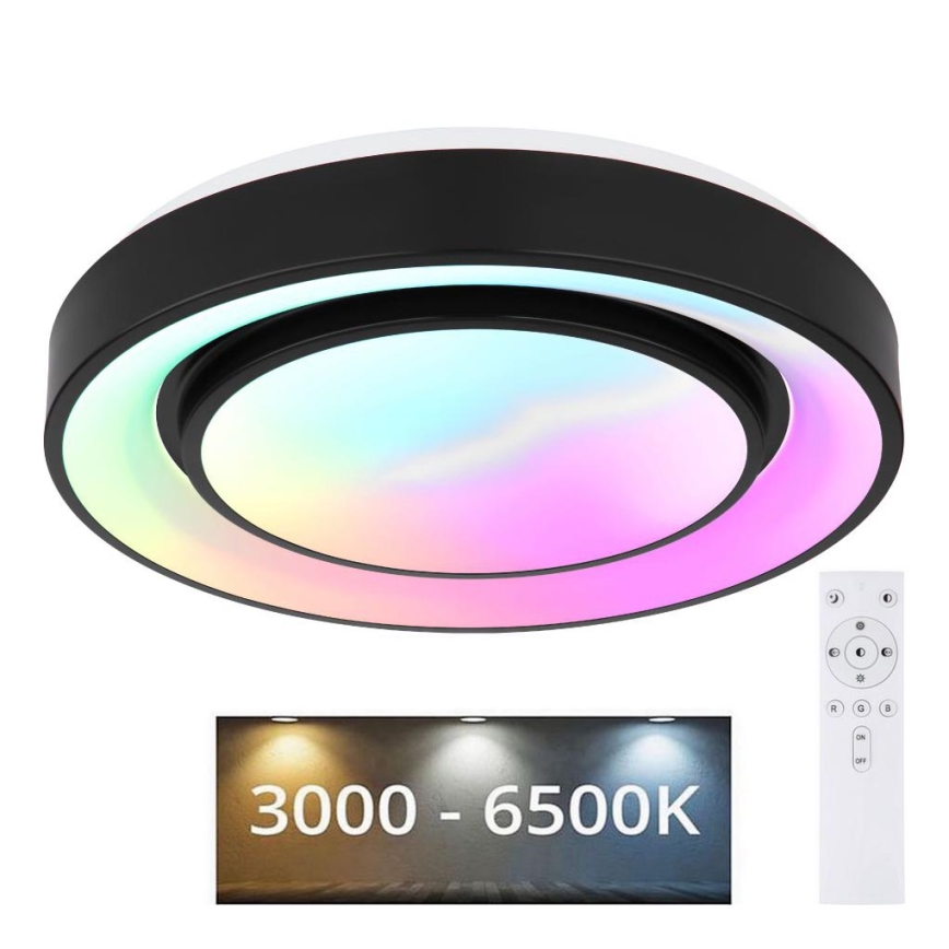 Globo - LED RGBW Prigušiva stropna svjetiljka LED/24W/230V 3000-6500K+ daljinski upravljač