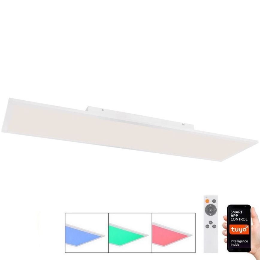 Globo - LED RGBW Prigušiva stropna svjetiljka LED/44W/230V Wi-Fi Tuya + daljinski upravljač