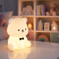 Globo - LED RGBW prigušivo punjivo dječje noćno svjetlo LED/1W/5V 1200 mAh medvjedić