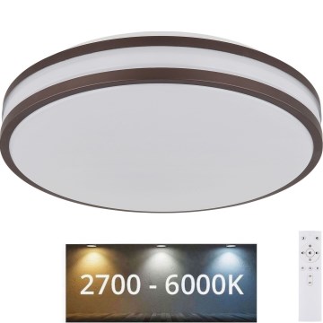 Globo - LED RGBW stropna svjetiljka s prigušivanjem LED/18W/230V 2700-6000K + daljinski upravljač