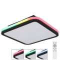 Globo - LED RGBW stropna svjetiljka s prigušivanjem LED/40W/230V 2700-6500K + daljinski upravljač