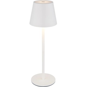 Globo - LED s mogućnošću prigušivanja, dodirna, punjiva vanjska stolna lampa 3-u-1 LED/3W/5V 3000/4000/5000K IP54 1800 mAh bijela