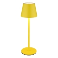 Globo - LED s možností prigušivanja i dodirnim upravljanjem, punjiva vanjska stolna lampa 3 u 1 LED/3W/5V 3000/4000/5000K IP54 1800 mAh žuta