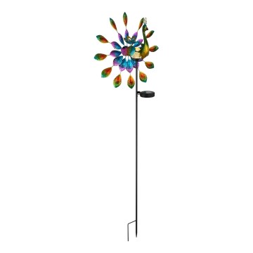 Globo - LED Solarna dekoracija LED/0,06W/3V IP44 paun
