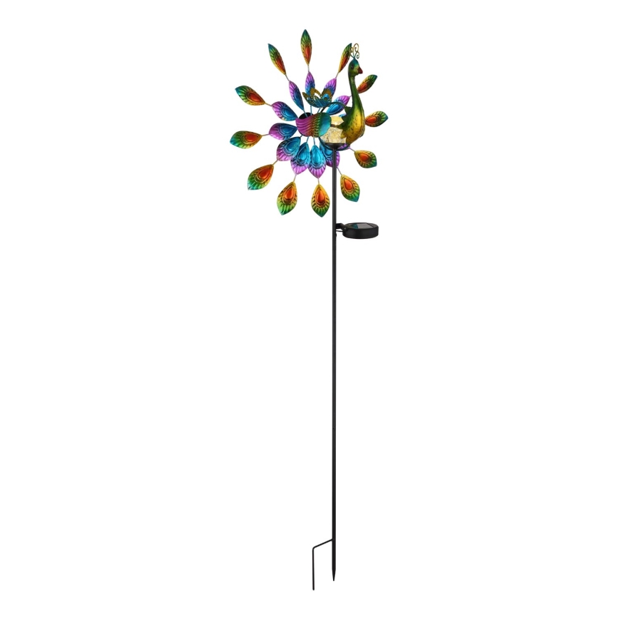 Globo - LED Solarna dekoracija LED/0,06W/3V IP44 paun