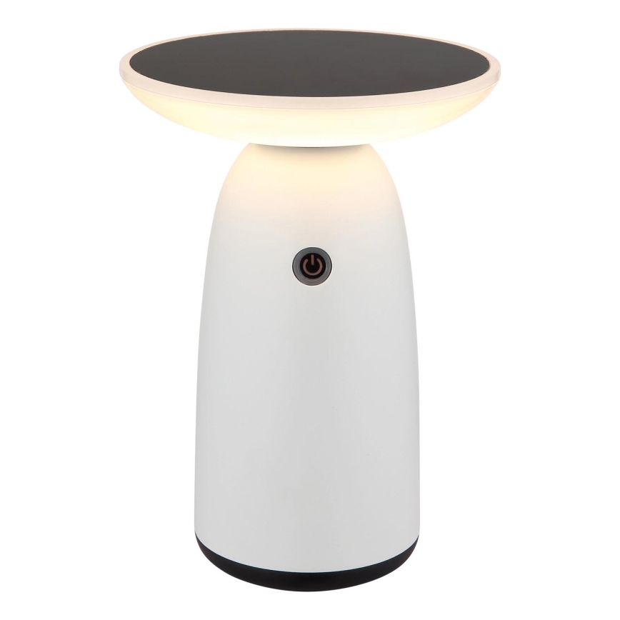 Globo - LED solarna dodirna lampa s mogućnošću prigušivanja LED/10W/230V IP54 bijela