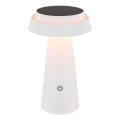 Globo - LED solarna dodirna lampa s mogućnošću prigušivanja LED/4W/3,7W IP54 bijela