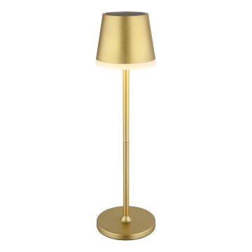 Globo - LED Solarna svjetiljka LED/0,6W/3V 3000K IP44 zlatna