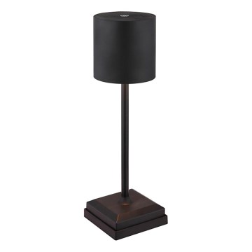 Globo - LED stolna lampa s dodirnim prigušivačem, punjiva, LED/1,5W/5V, 2200 mAh, crna