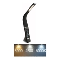 Globo - LED stolna lampa s dodirnim upravljačem i zaslonom, prigušivač svjetla LED/6,5W/230V 3000/4500/5800K crna
