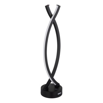 Globo - LED stolna lampa s dodirnim upravljanjem svjetline LED/1W/3,7V 3000K 1800 mAh USB crna