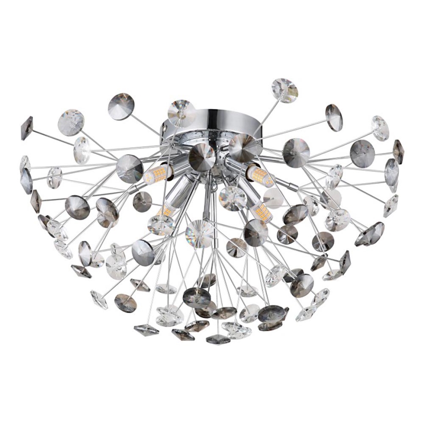 Globo - LED Stropna svjetiljka 4xG9/3,5W/230V pr. 45 cm sjajni krom