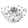 Globo - LED Stropna svjetiljka 4xG9/3,5W/230V pr. 45 cm sjajni krom