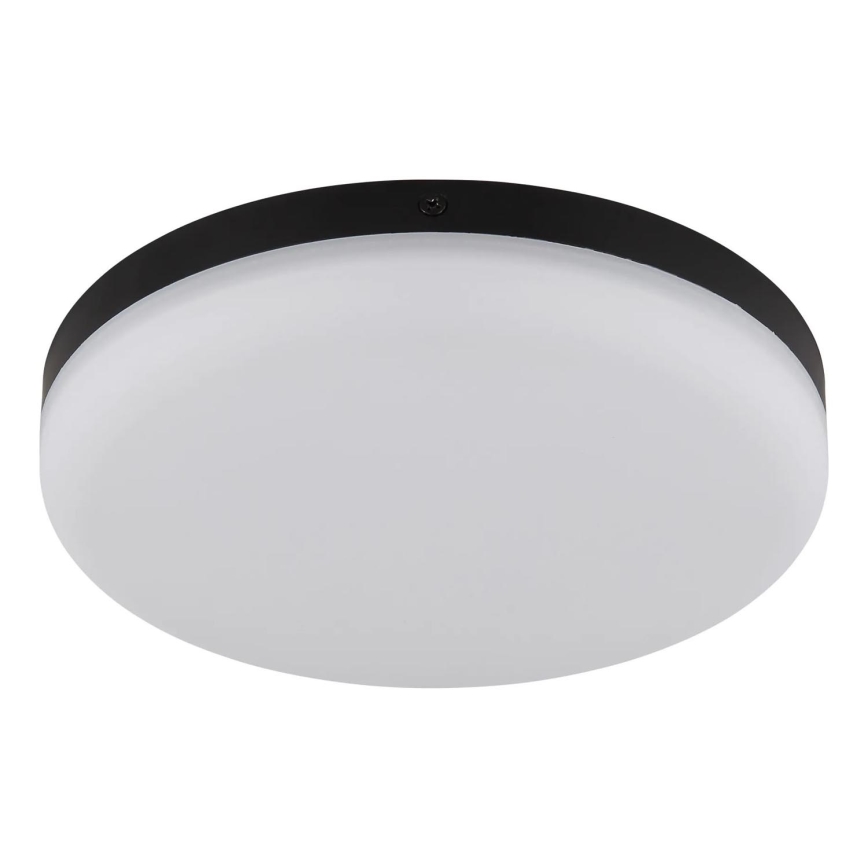 Globo - LED Stropna svjetiljka LED/12W/230V 4000K pr. 22 cm crna