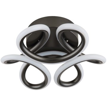 Globo - LED Stropna svjetiljka LED/24W/230V 2700/4000/6000K pr. 26 cm crna