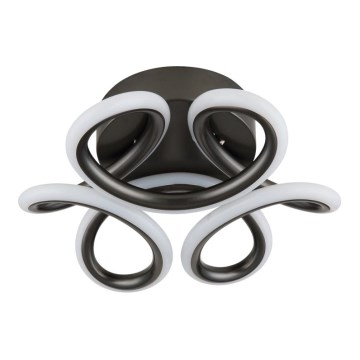 Globo - LED stropna svjetiljka LED/24W/230V 2700/4000/6000K promjer 26 cm crna