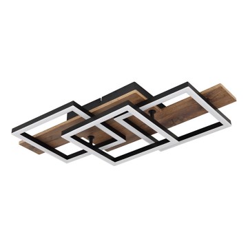 Globo - LED Stropna svjetiljka LED/24W/230V 3000K 33x58 cm smeđa/crna