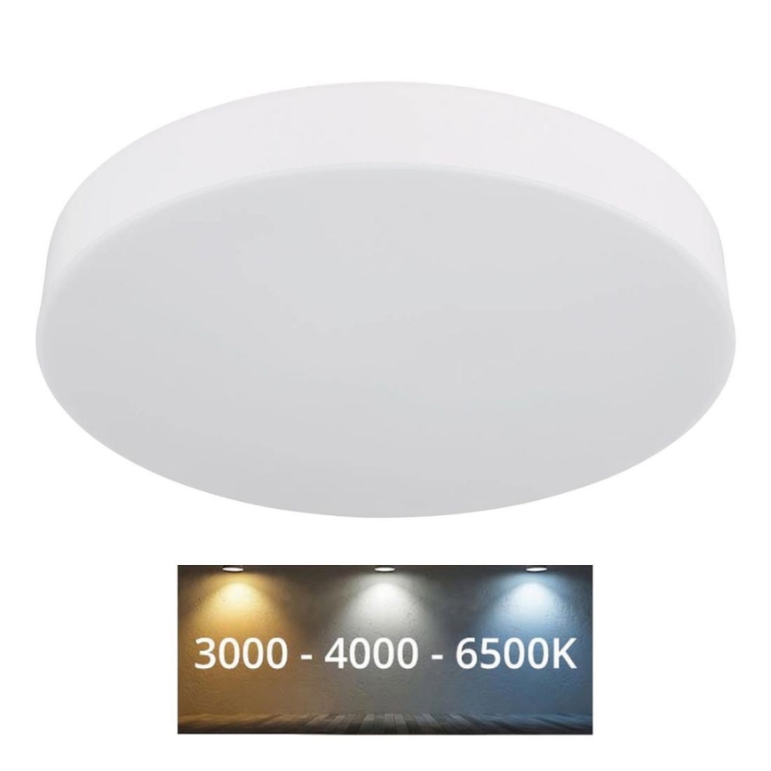 Globo - LED Stropna svjetiljka LED/24W/230V 3000K/4000K/6500K pr. 30 cm bijela