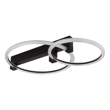 Globo - LED stropna svjetiljka LED/24W/230V 3000K 58x38 cm crna