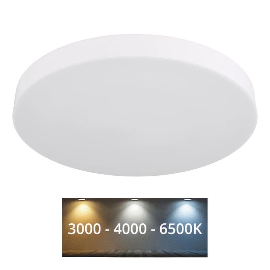 Globo - LED Stropna svjetiljka LED/36W/230V 3000K/4000K/6500K pr. 40 cm bijela