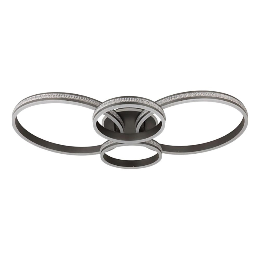 Globo - LED Stropna svjetiljka LED/39W/230V 2700/4500/6500K 106x60 cm antracit